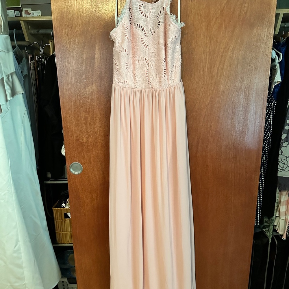 Soieblu Pink Lace Detail Dress